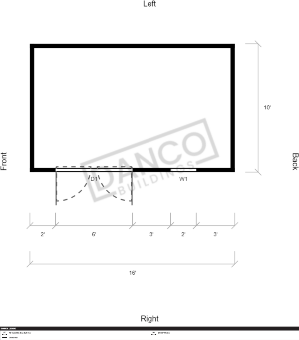 Extra Economy Metal Utility 10x16 - Image 2