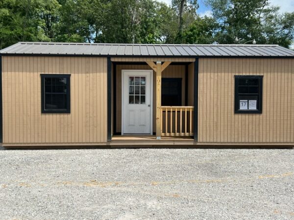 Center Side Porch Cabin 12x28/240055