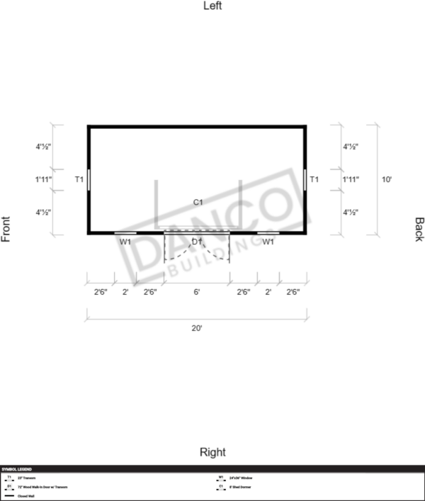 Dormer Shed 10x20 - Image 2
