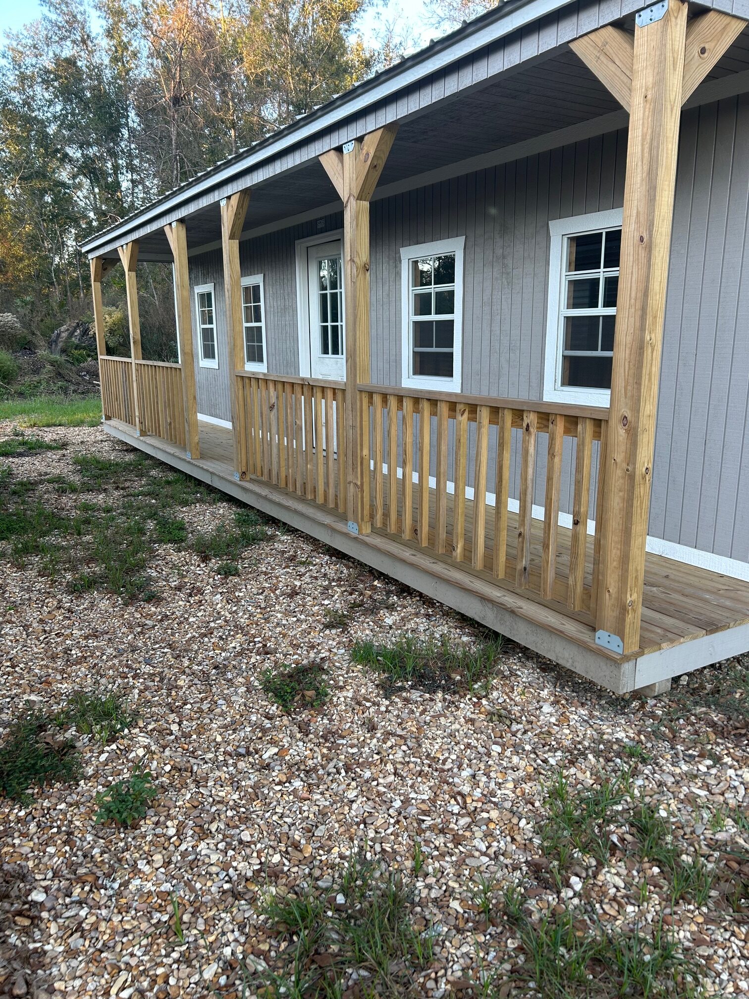 Side Porch Cabin 16x32/240281