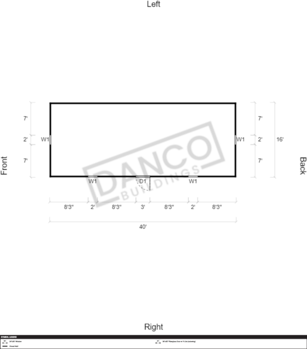Garden Shed 16x40 - Image 2
