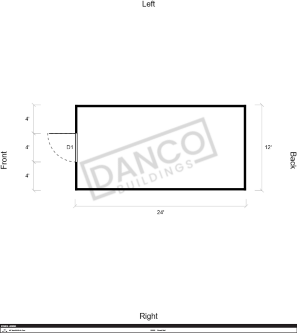 Extra Economy Metal Utility 12x24 - Image 2