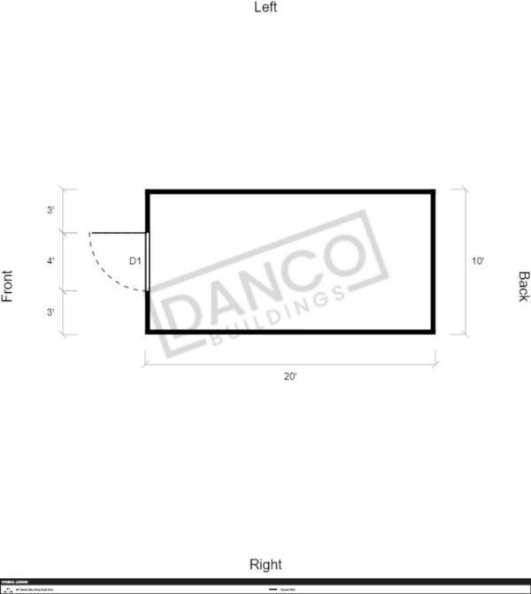 Utility Shed Premium 10x20 - Image 2