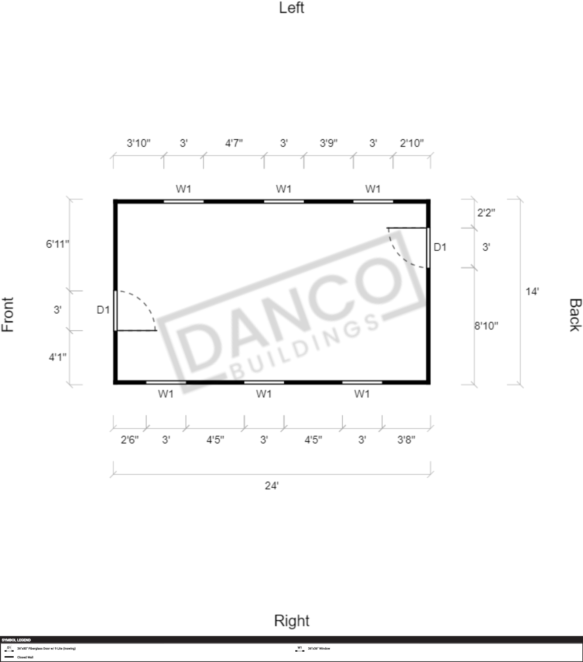 Utility Shed 14x24/240378 - Image 2