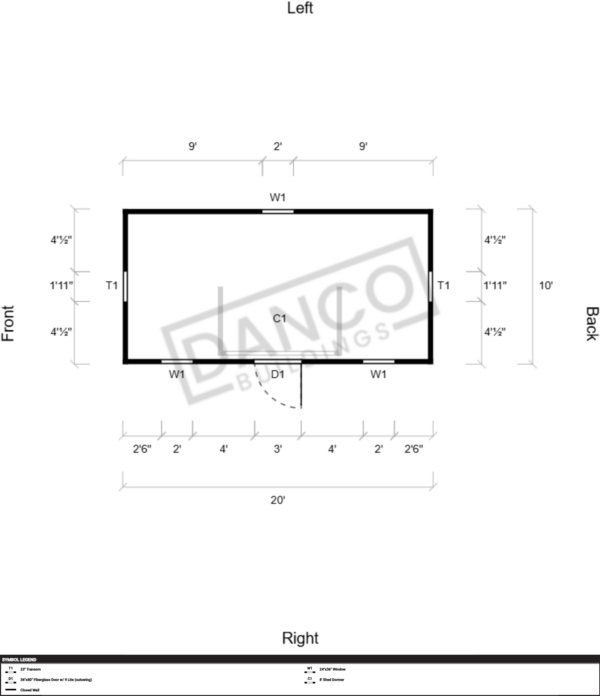 Dormer Shed 10x20/240764 - Image 2