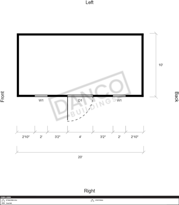 Extra Economy Lofted Barn 10x20 - Image 2