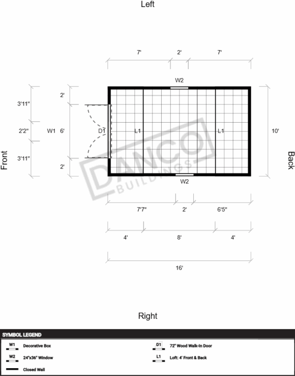 Lofted Barn 10x16 - Image 2