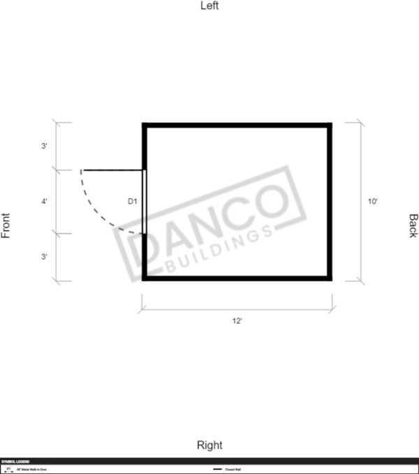 Utility Shed Premium 10x12 - Image 2