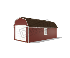 Lofted Barn Garage 12x24/240435