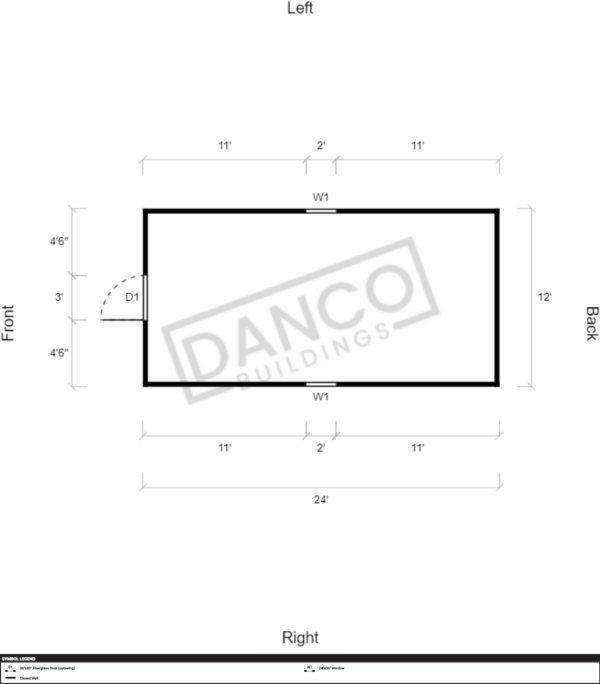 Utility Shed Premium 12x24 - Image 2