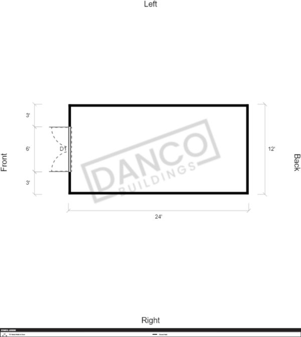 Extra Economy Metal Utility 12x24 - Image 2