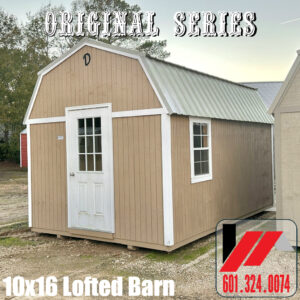 Side Lofted Barn 10x16 240578