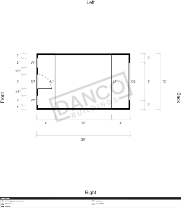 Lofted Barn 12x20 - Image 2