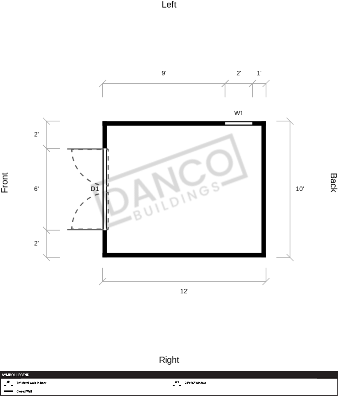 Extra Economy Metal Utility 10x12 - Image 2