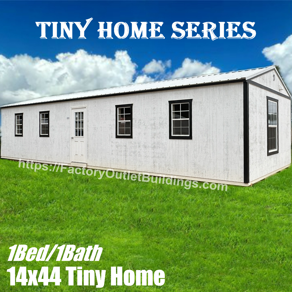 Finished Out Utility Shed 14x44