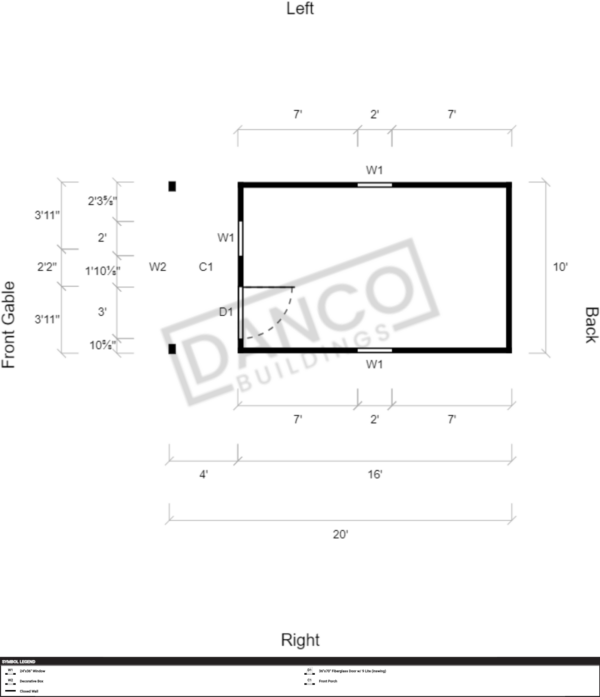 Lofted Barn Cabin 10x20 - Image 2