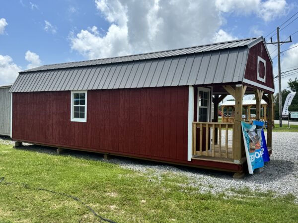 Wraparound Porch Lofted Barn Cabin 12x32/240629 - Image 3