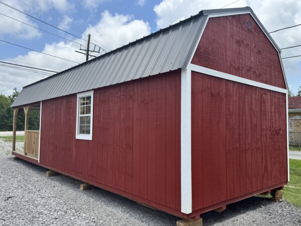 Wraparound Porch Lofted Barn Cabin 12x32/240629 - Image 4