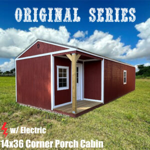 Corner Porch Cabin 14x36/240652