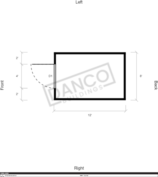 Extra Economy Metal Utility 8x12/240671 - Image 2