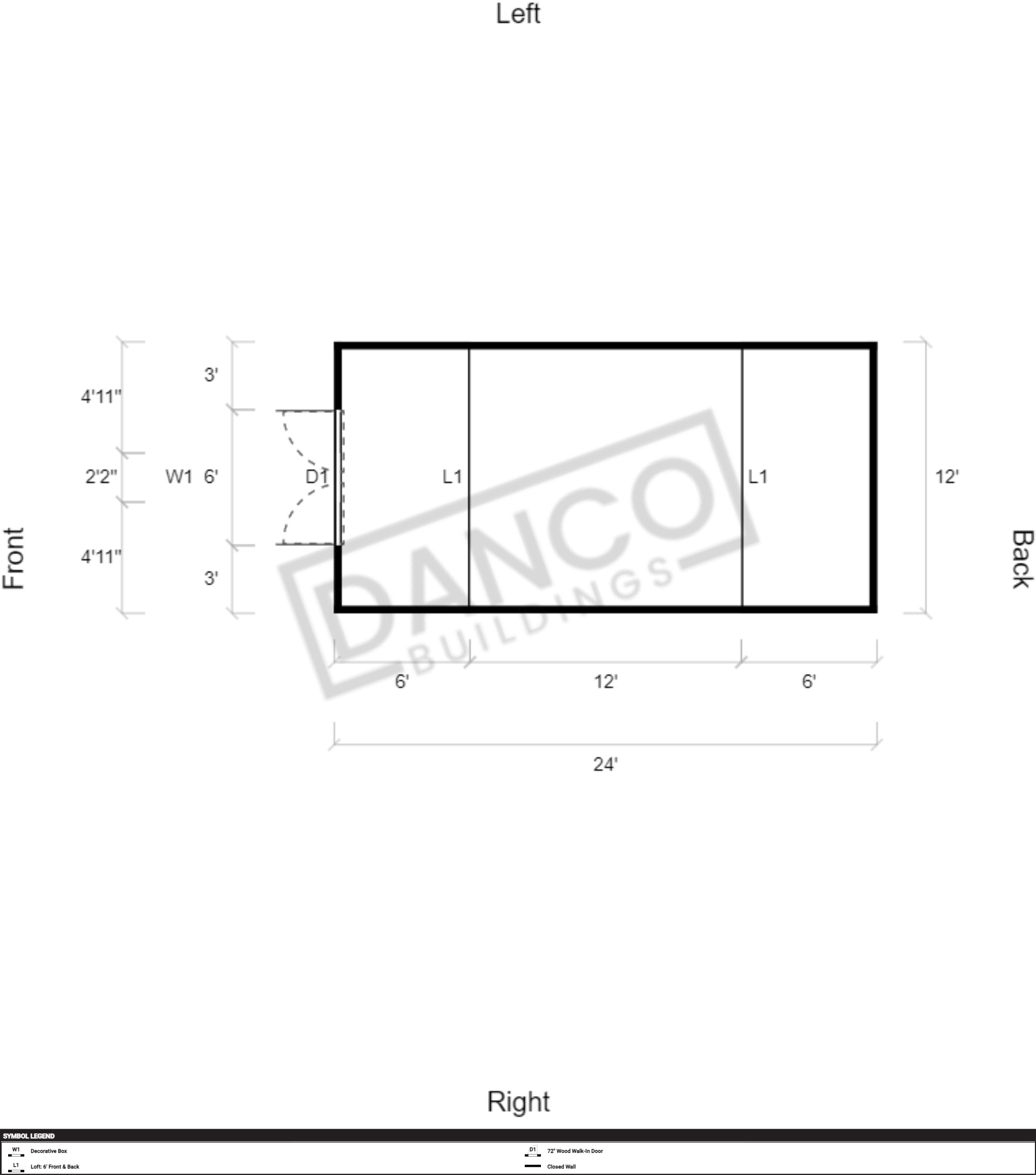 Lofted Barn 12x24 - Image 2