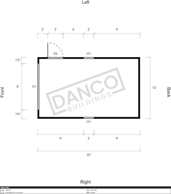 Lofted Barn Garage 12x20 - Image 2