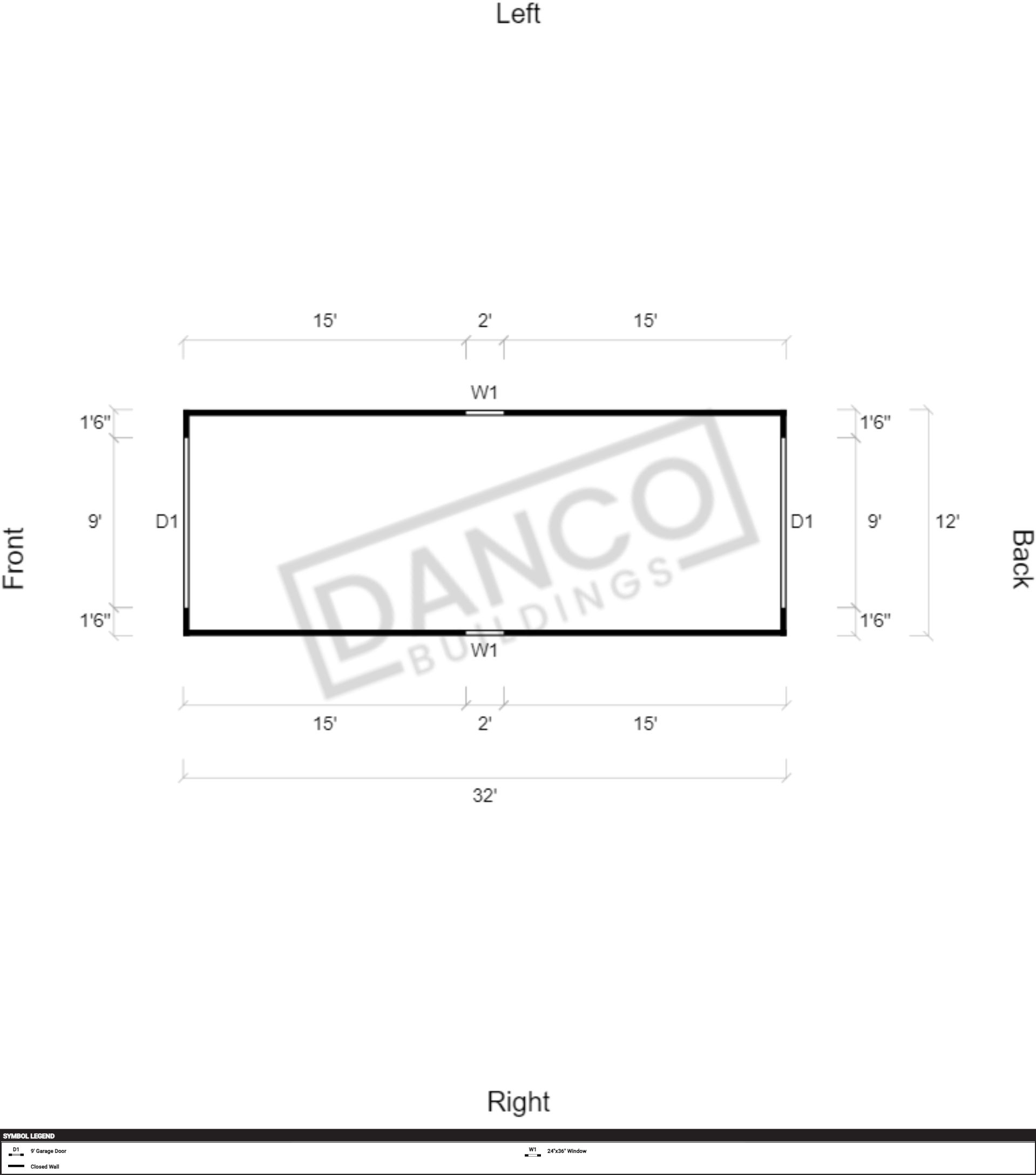 Utility Shed 12x32 - Image 2