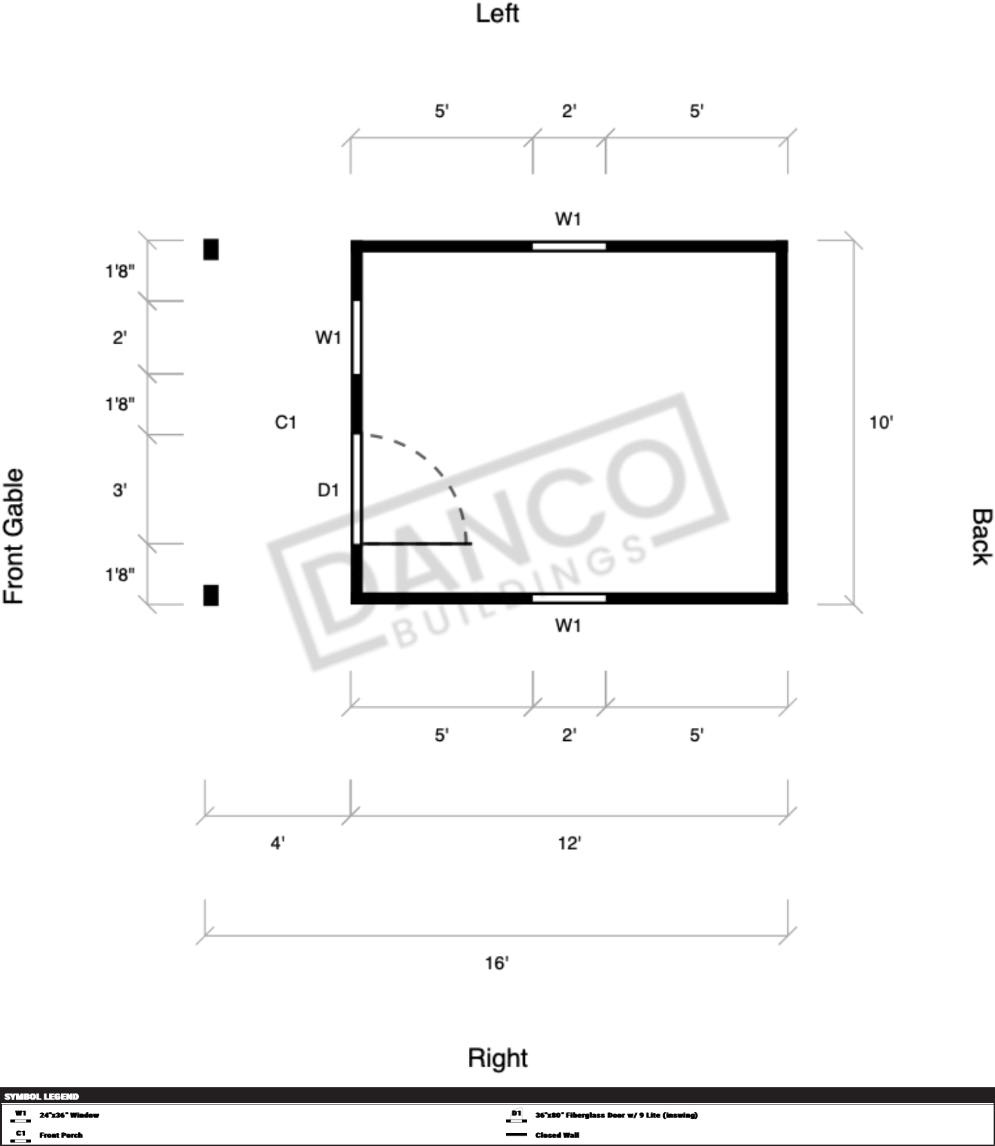 Standard Cabin 10x16 - Image 2