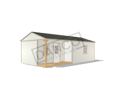 Corner Porch Cabin 14x28