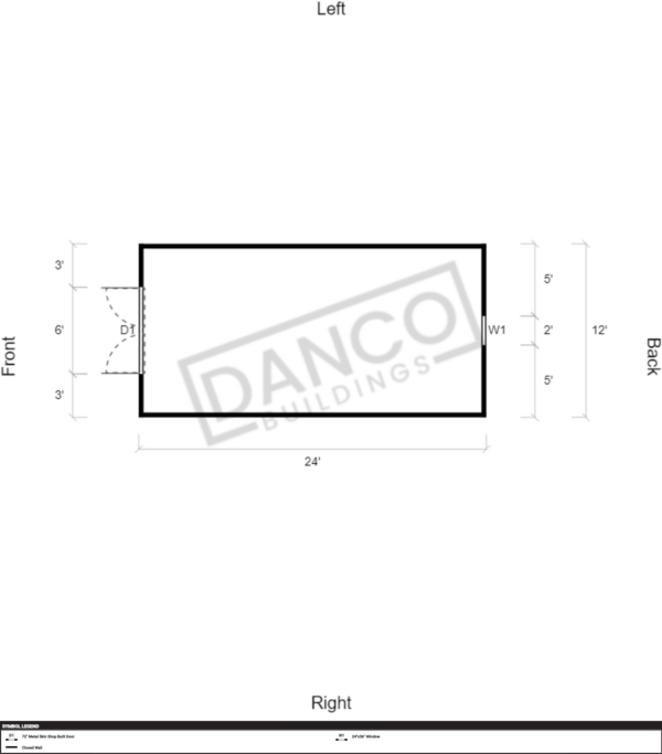 Extra Economy Metal Utility 12x24 - Image 2