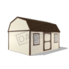 Side Lofted Barn 12x16
