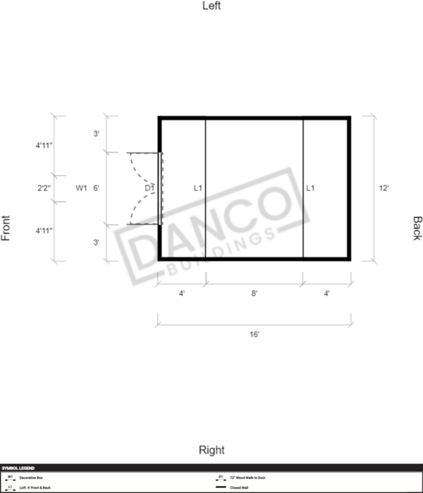 Lofted Barn 12x16 - Image 2