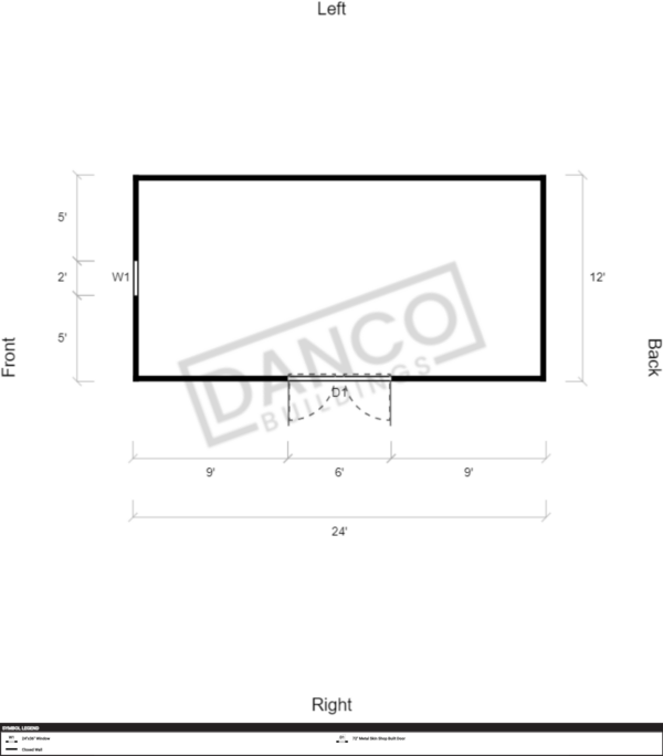 Extra Economy Metal Utility 12x24 - Image 2