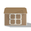 Economy Wood Lofted Barn 10x12 - Image 3