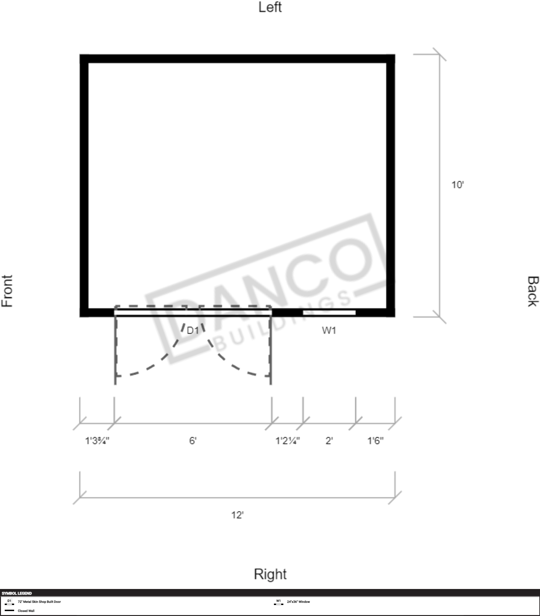 Extra Economy Metal Utility 10x12 - Image 2
