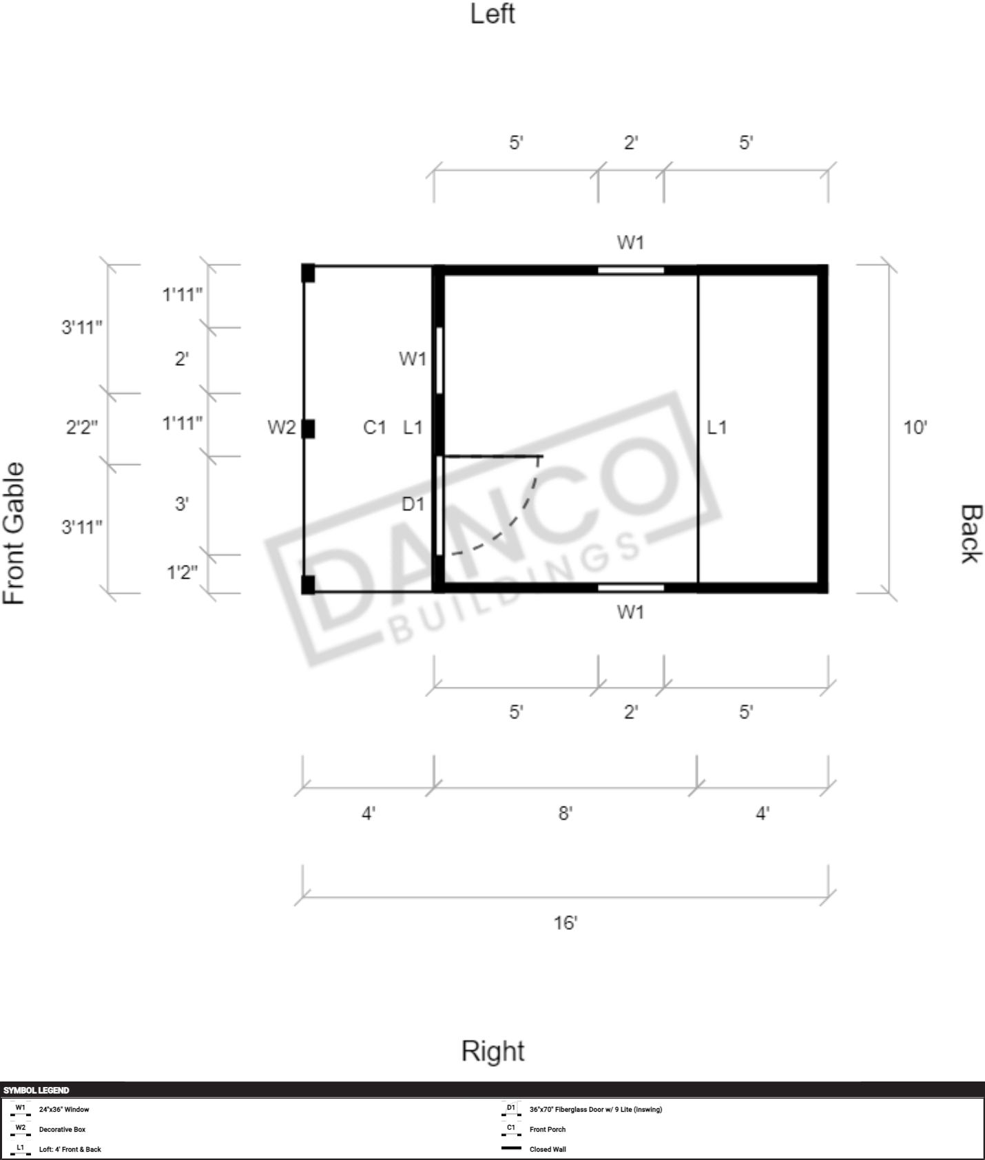 Lofted Barn Cabin 10x16/240921 - Image 2