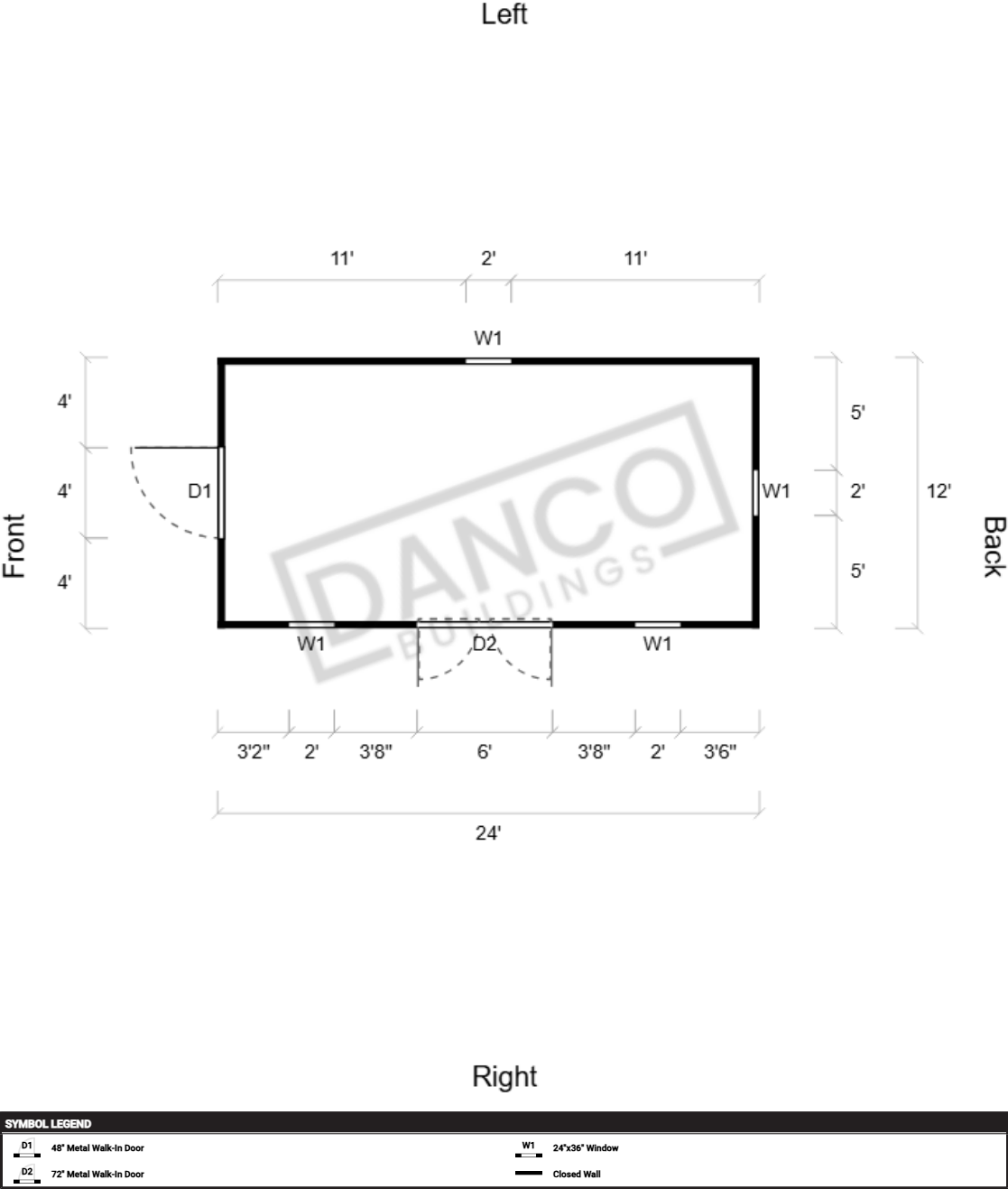 Extra Economy Metal Utility 12x24 - Image 2