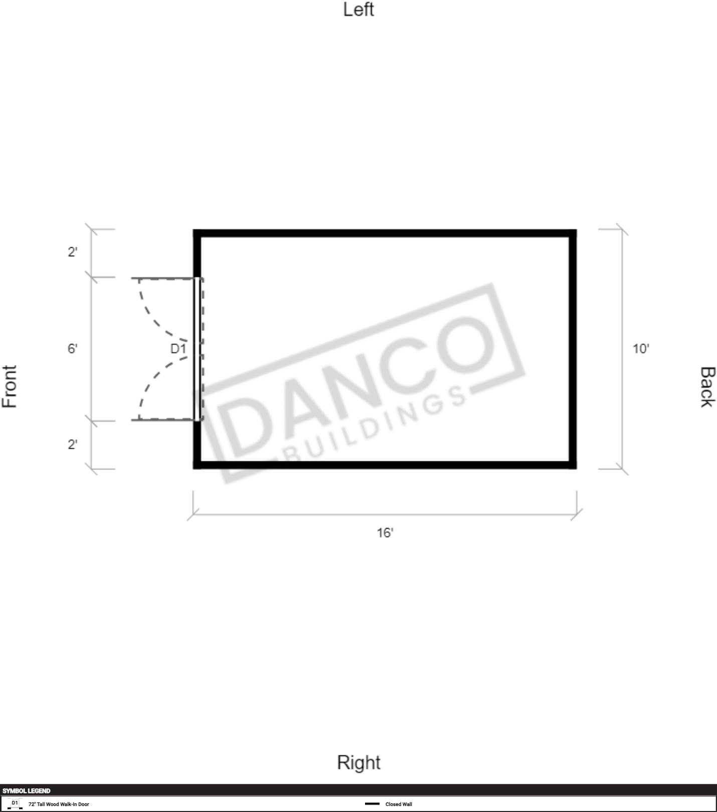 Utility Shed 10x16 - Image 2