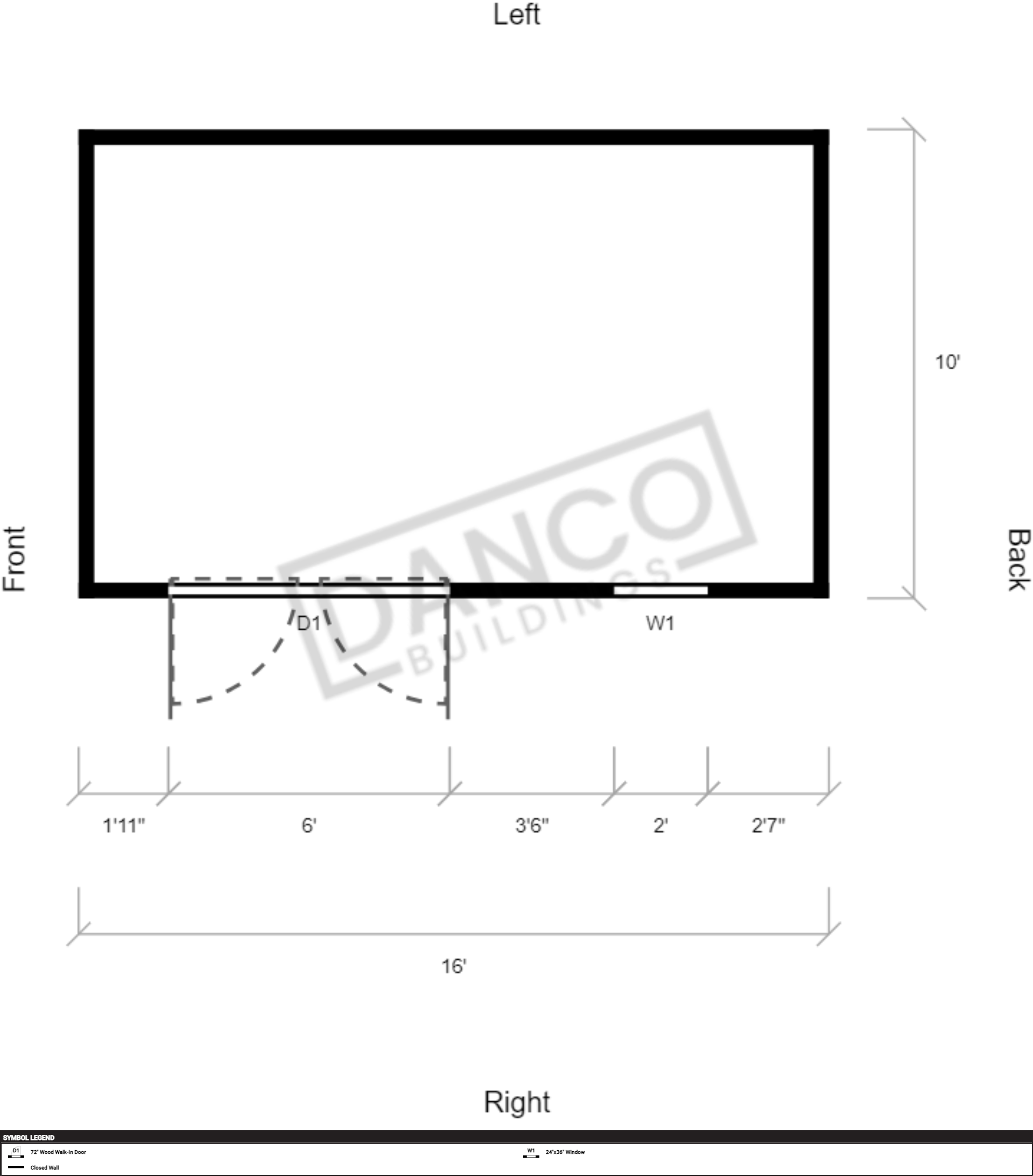 Utility Shed 10x16/240880 - Image 2