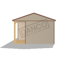 Corner Porch Cabin 14x24 - Image 5