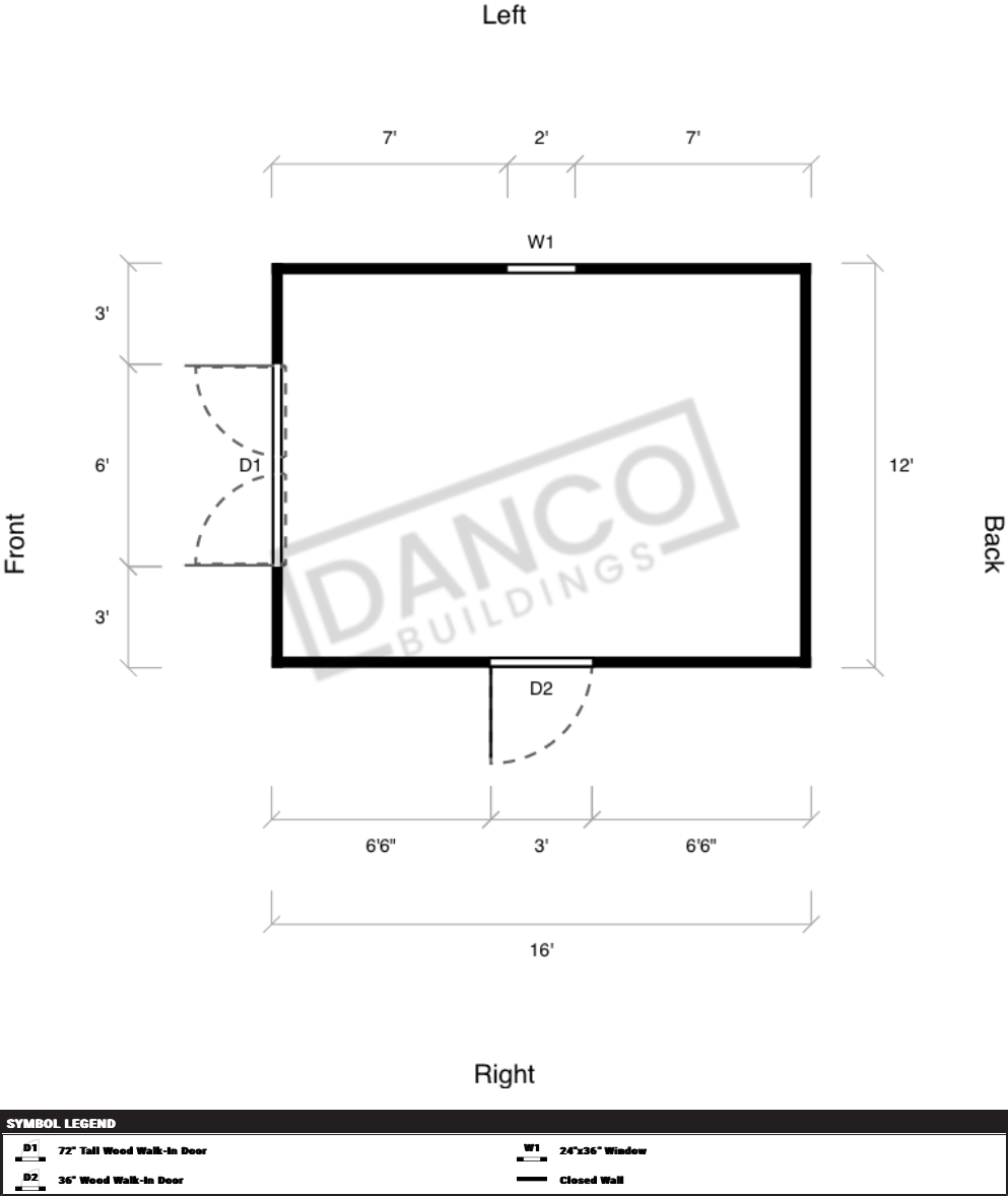 Utility Shed 12x16 - Image 2