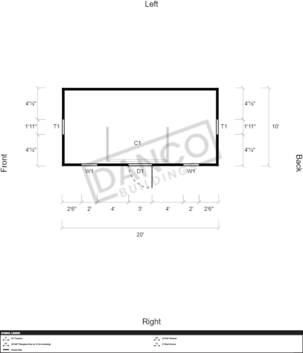 Dormer Shed 10x20 - Image 2