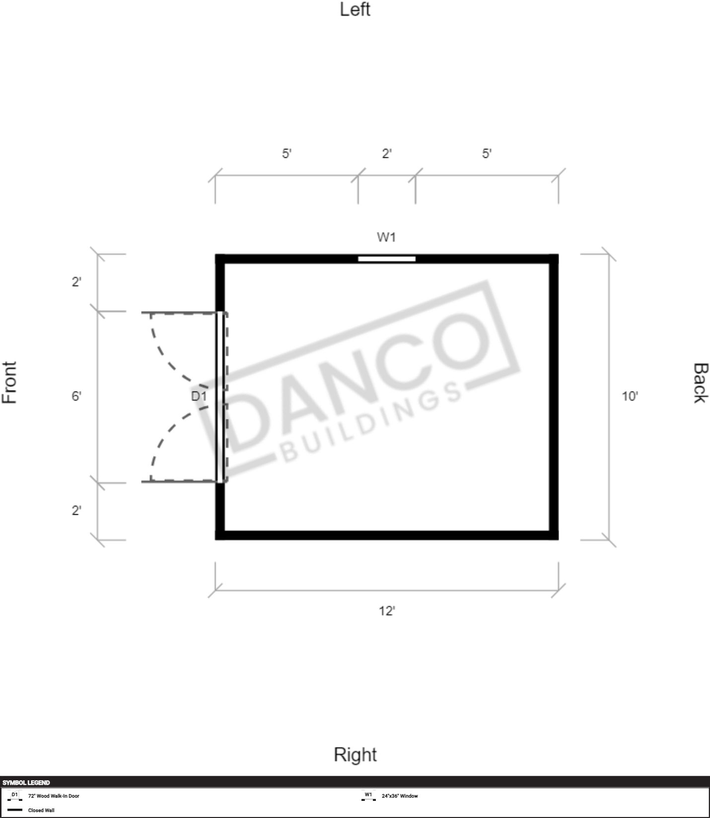 Utility Shed 10x12 - Image 2