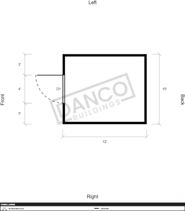 Extra Economy Lofted Barn 10x12/240914 - Image 2