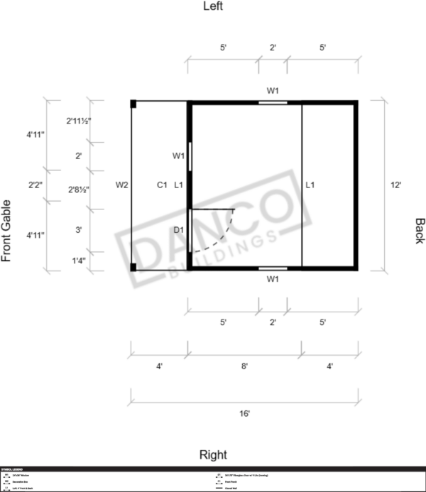 Lofted Barn Cabin 12x16 - Image 2