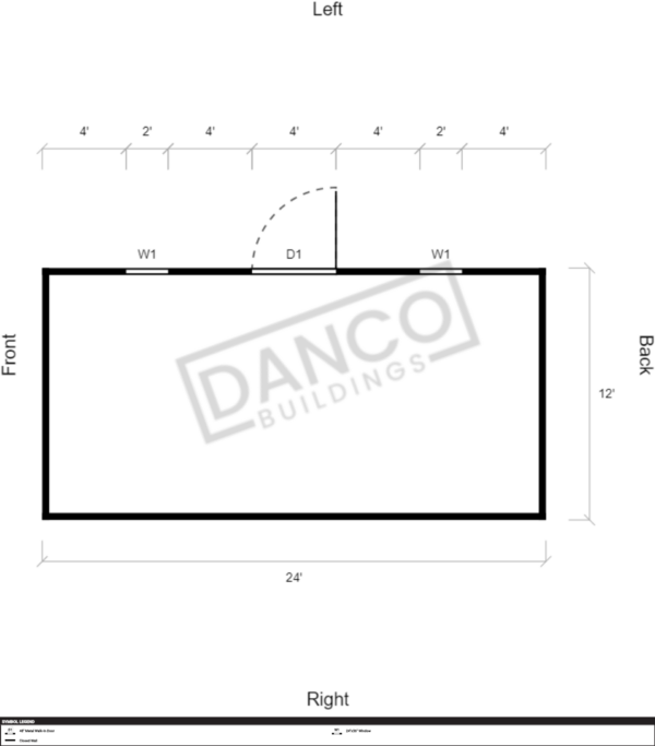 Extra Economy Metal Utility 12x24 - Image 2