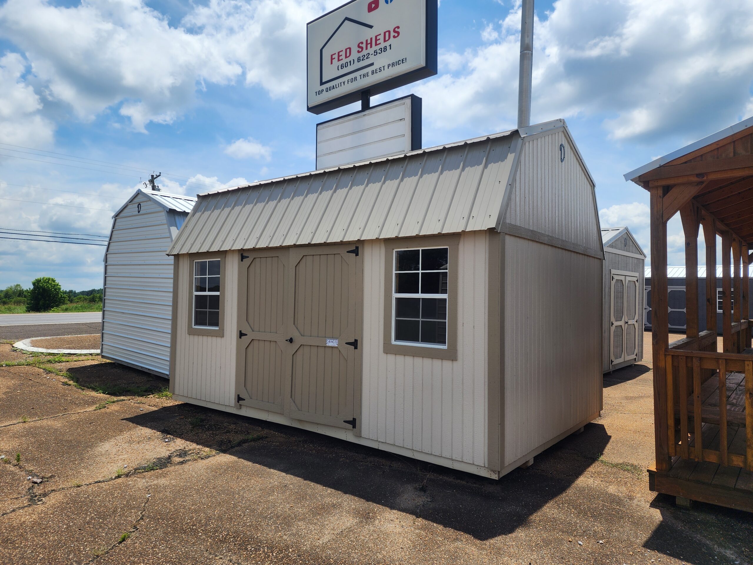 Side Lofted Barn 10x16/240989