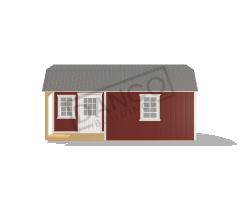 Corner Porch Lofted Barn Cabin 10x20 - Image 3