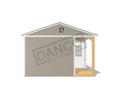 Corner Porch Cabin 14x32 - Image 6