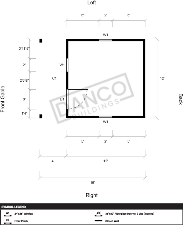 Standard Cabin 12x16 - Image 2